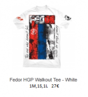 fedor walkout tee white