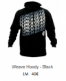 Weave Hoody Black